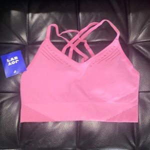 Pink sports bra- new with tags